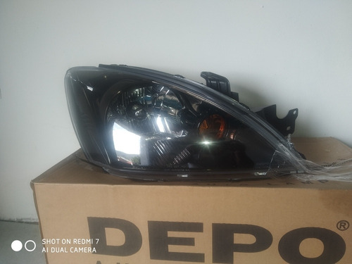 Faro Derecho Delantero Mitsubishi Lancer 05/11 Touring Negro