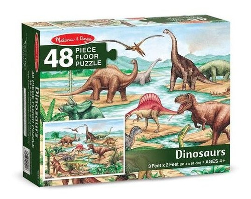 Rompecabezas Tapete Dinosaurios 48 Piezas