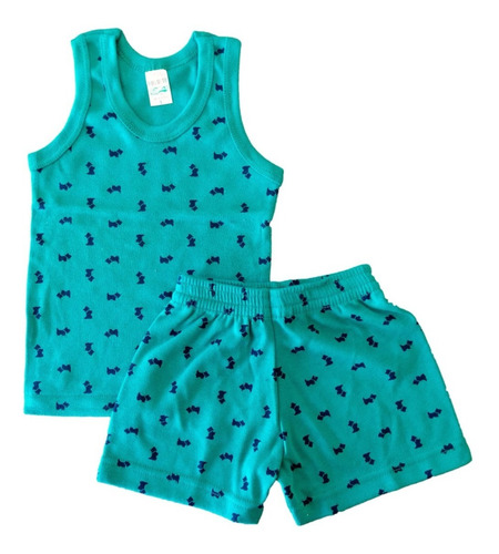 Imagen 2 de 4 de Pack De 3 Juegos Shorts Y Camiseta 100% Algodón 4-6 Años