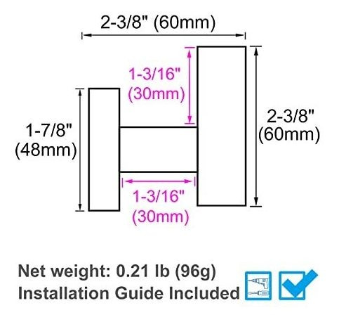 Gancho Baño Cromado Brillante, Acero Inoxidable Sus304,