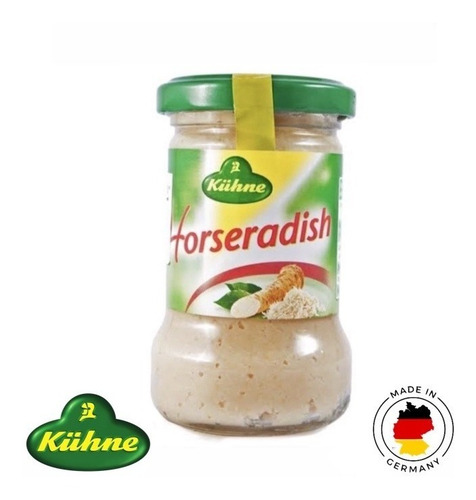 Aderezo Pasta Kuhne Rabano Picante 140 Gr Importado Alemania