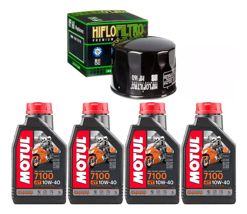 Kit Service Bmw R 1200 Gs Hf160 Motul 7100 10w40 Ryd Motos