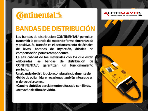 1-banda Distribución Continental G3 L4 1.6l Pontiac 06-08
