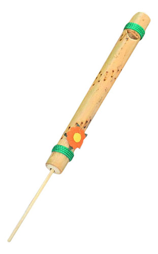 Silbato De Flauta De Pájaro, Juguete Flauta Con Flores