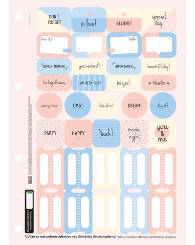 Bloco Refil Caderno Argolado Uni. 80 Folhas Soho Tilibra