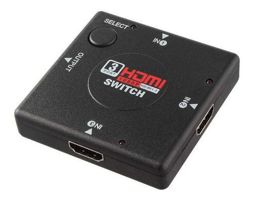 Switch Hdmi 3 Puertos Selector De Cables 1080p Splitter /e 