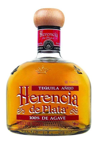 Pack De 2 Tequila Herencia De Plata Añejo Mini 50 Ml