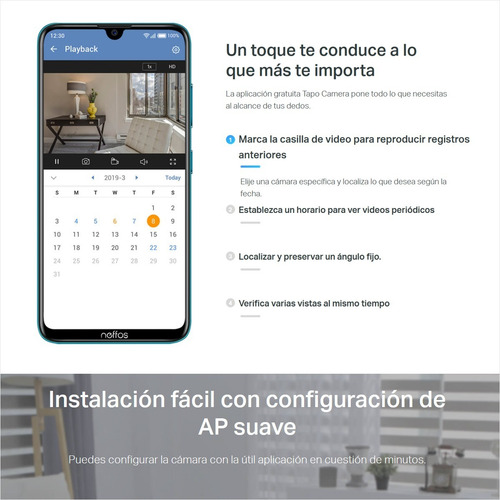 Cámara Ip Wifi Robótica Tp-link Tapo C200 + Micro Sd 64gb