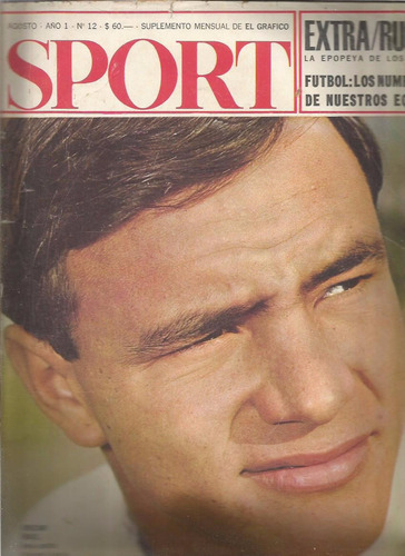 Revista / Sport / Nº 12 / Año 1965 / Tapa Oscar Mas De River