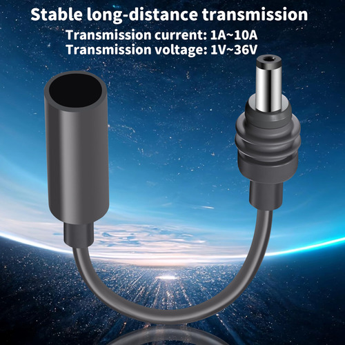 Cable De Extensión Dc5521 Starlink Mini Macho Hembra Imperme Color