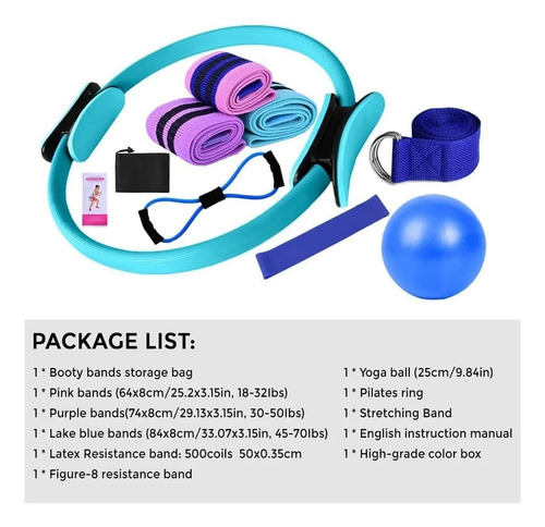 Kit De Pilates Essentials For Mujer, Kit De Pilates