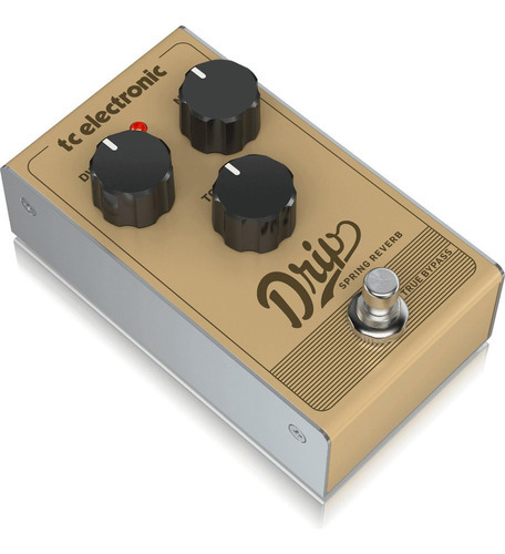Pedal de guitarra analógica Tc Electronic Drip Spring Reverb Brown