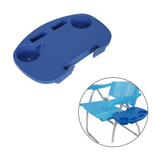 Mesa Portátil Para Cadeira Praia Porta Celular Copos Mor
