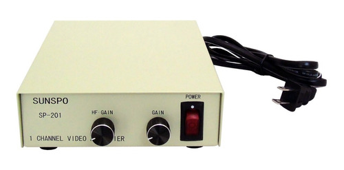 Imagen 1 de 3 de Amplificador J R Para Canal De Video Ganancia 12 Db Jr-sp201