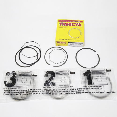 Juego Anillos Fiat Palio 1.6 De 16 Valvulas Fadecya