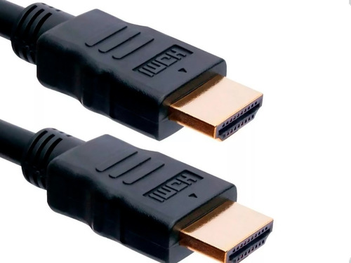 Cabo Hdmi X Hdmi  2 Metros 3d 1080p Banhado A Ouro -tback