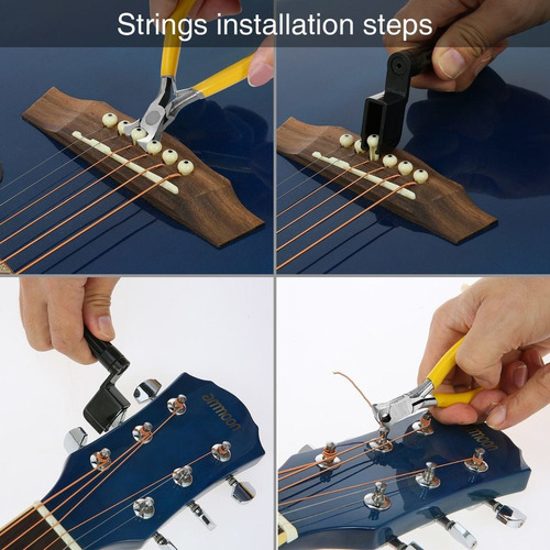 Ammoon Mantenimiento De Reparaci??n De Guitarra Kit De