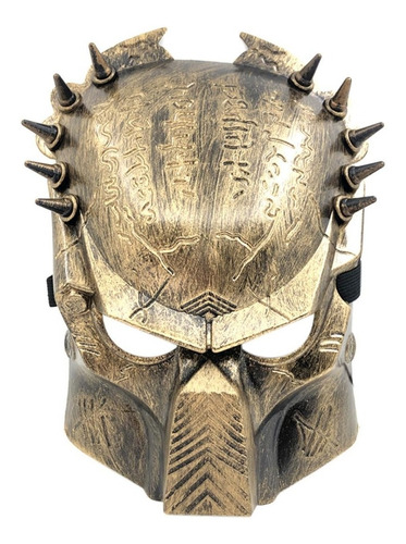 Máscara Depredador Halloween  17 X 26 Cm Cosplay Cotillón