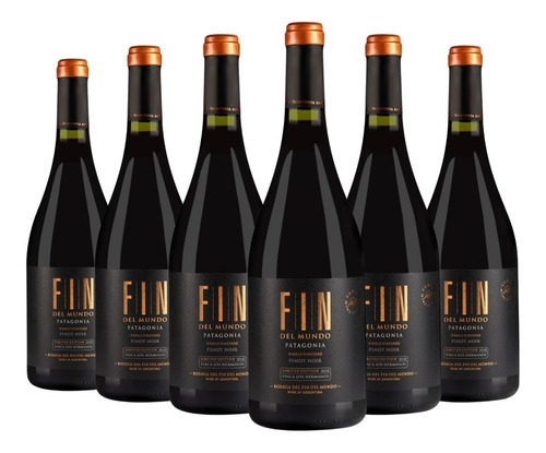 Vino Fin Del Mundo Single Vineyard Pinot Noir X 6 --