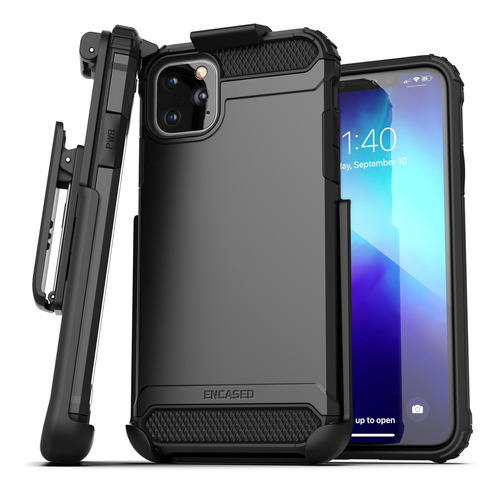 Funda Con Clip De Cinturon Para iPhone 11 Pro Max Uso Rudo