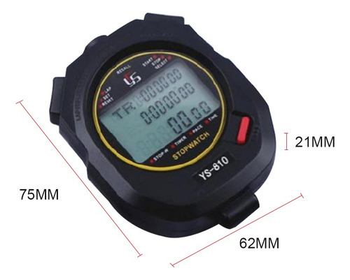 Cronômetro Temporizador - Preto - Ys-8100