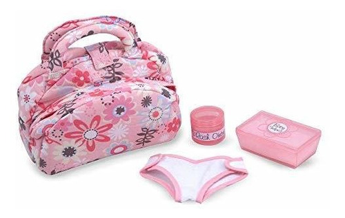 Set Cambio Pañales Muñeca Con Accesorios (7 Pzs)