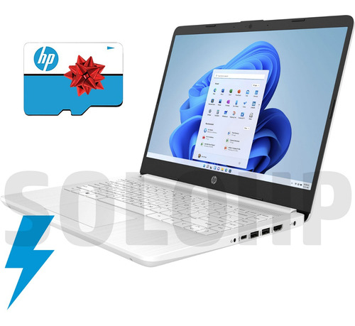 Laptop Hp 14 Intel Celeron N4020, 4gb, 64gb Ssd, 14 - Lap16d