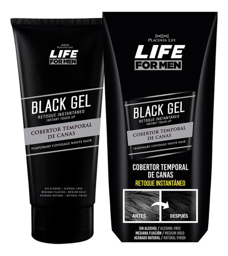Life For Men Black Gel 80ml