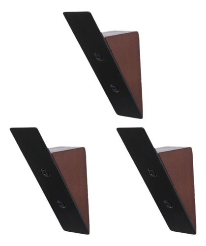 3pcs De Ropa De Madera Gancho De Ropa Gancho De Ropa Fácil