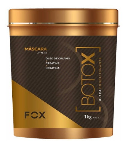 Fox Gloss - Btox Condicionante Com Queratina (1000g)