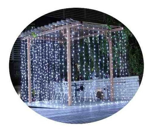 Cortina 800 Led 5x2 Mts  Blanco Frio Eventos Matrimonios