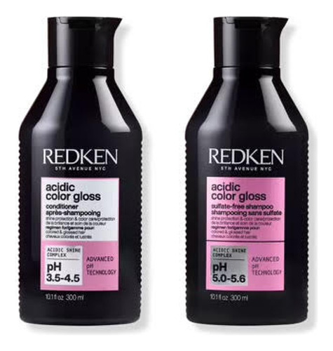 Redken Pack Shampoo Y Acondicionador Acidic Color Gloss 