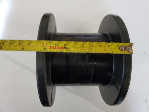 50 Carretes Plastico Negro Vacio 6 Diametro 4-3/8 Alambre