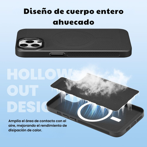 Case Magsafe Con Disipación De Calor - iPhone 15 Pro Max