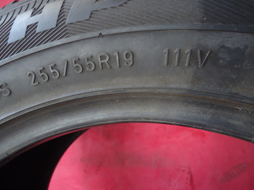 Par Pneu 255 55 Aro 19 Goodyear Wrangler Hp Usado Meia Vida (Usado)