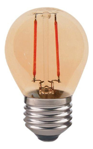 Lâmpada Led Avant Retro Ambar G45 2w 2200k E-27 Bivolt 3 Und