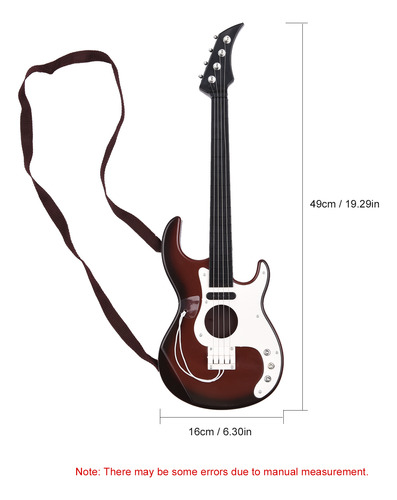 Guitarra Musical Y Bajo Para Niños, Mini De Simulación De 4