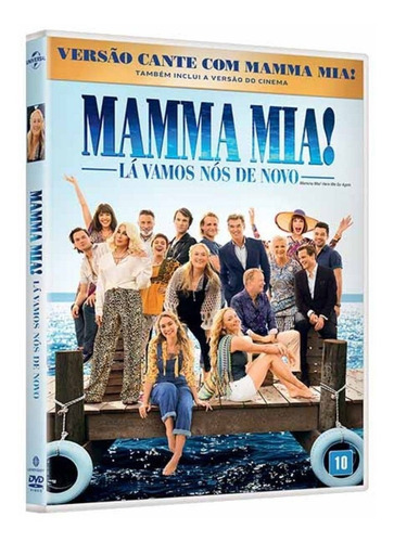  Dvd - Mamma Mia ! Lá Vamos Nós De Novo! - Filme Dublado