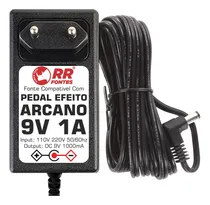 Comprar Fonte Rrfontes 9v 1a Para Pedal De Efeito Pedaleira Arcano
