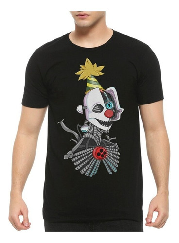 Polera Unisex  Five Nights At Freddy's Payaso Estampado