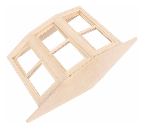 Casa De Muñecas Modelo 1:12 De Madera De Abedul, Exquisita A