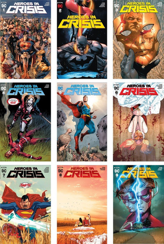 Dc Comics Heroes In Crisis Completa 1 2 3 4 5 6 7 8 9 Batman