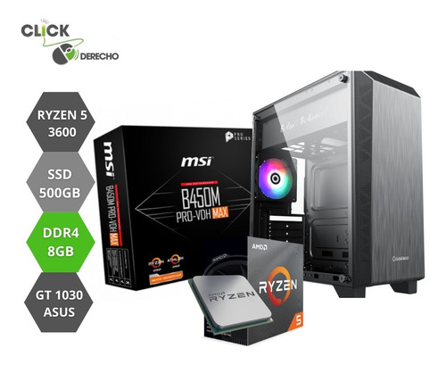 Imagen 1 de 1 de Pc Gamer Ryzen 5 3600x