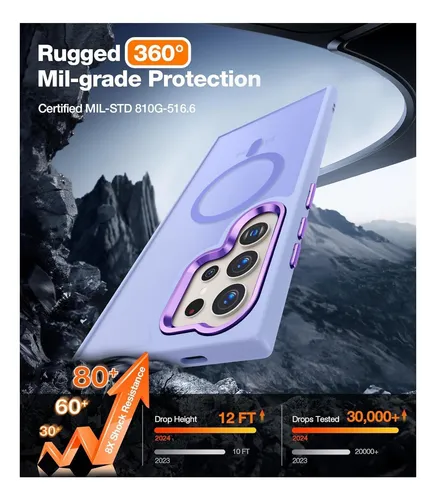 Case Wrj Para Samsung Galaxy S25 Ultra, Caja De Teléfono Con