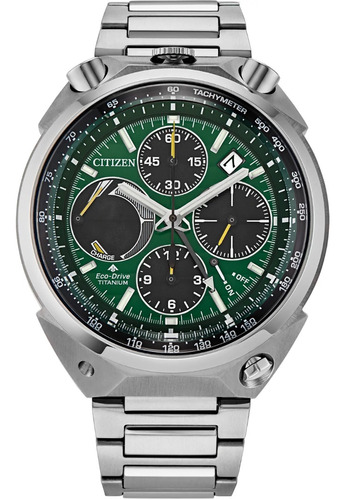 Citizen Tsuno Promaster De Titanio Esfera Verde Av0081-51x