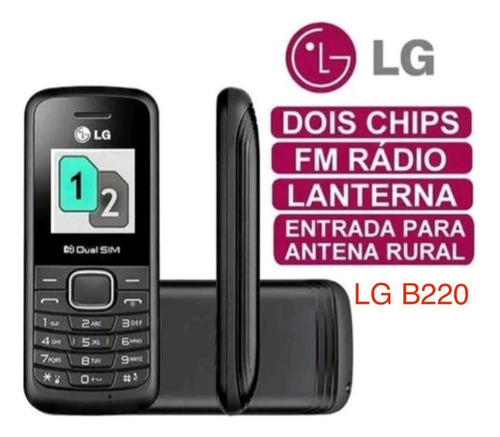 Celular LG A275 Preto - Dual Chip