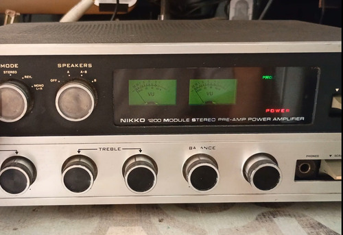 Amplificador Nikko Trm-1200 Anos 70 Conservado Prata 160 W (Usado)