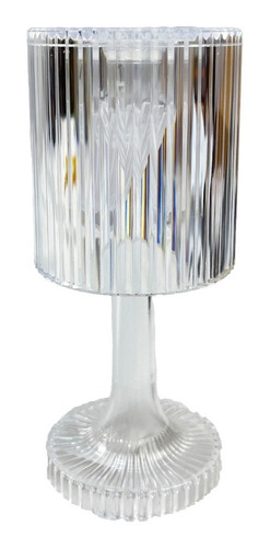 Lámpara Led De Mesa Acrílico De Cristal Diseño Circular 60