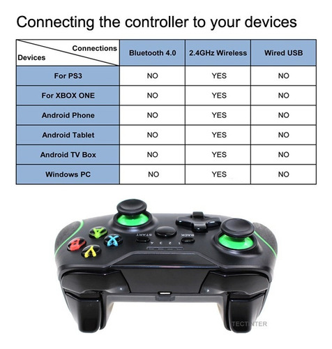 Imagen 5 de 10 de Control Joystick Inalámbrico Para Xbox One Pc Vibración Dual