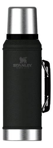 Termo Stanley Clásico 0.94 Lts 1qt Negro C/ Asa Original